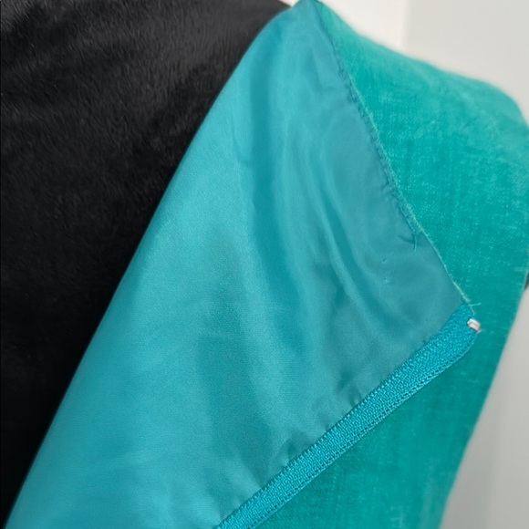 Elegant Teal Sleeveless Dress - Picture 8 of 8